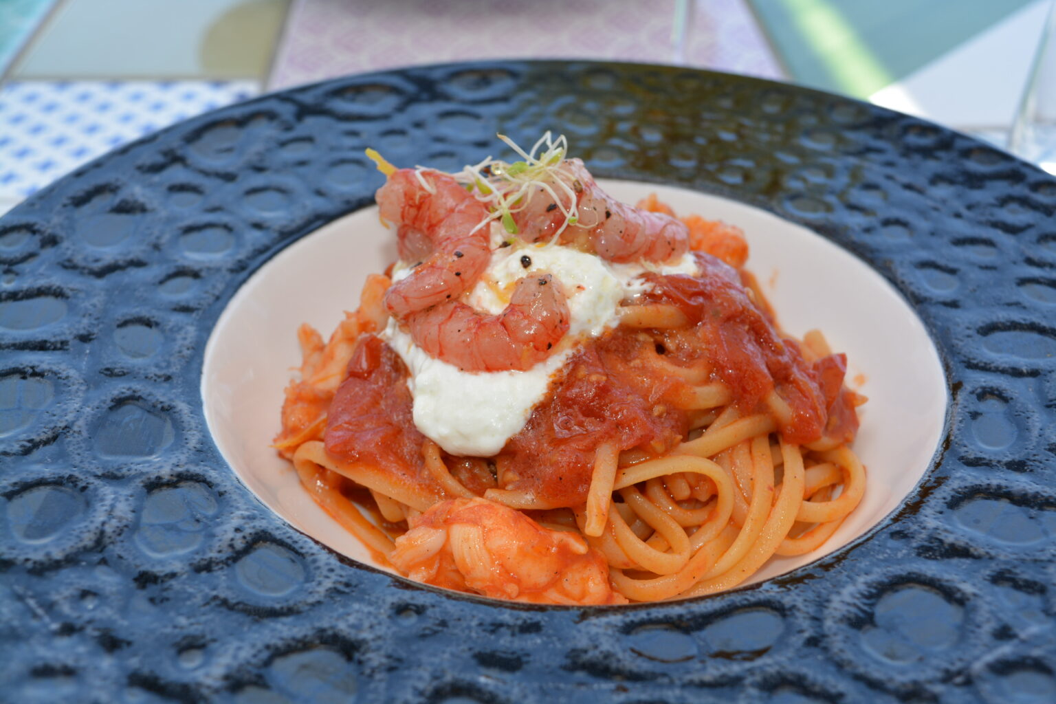 Piatto fine dining Terrazza Moro